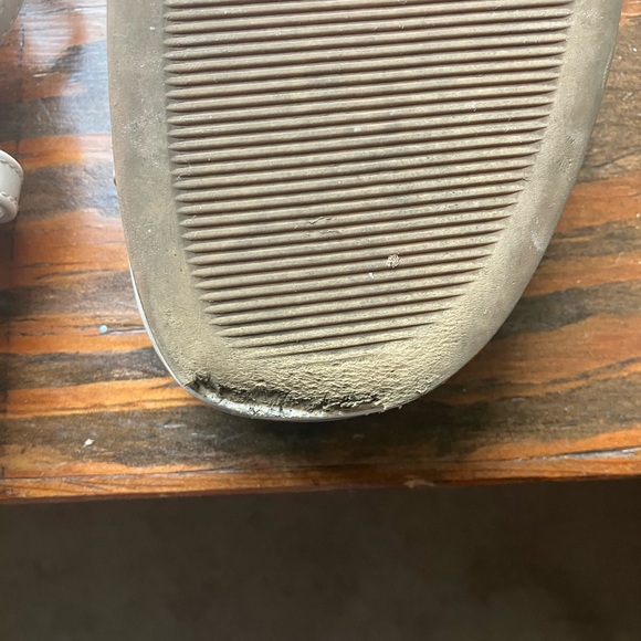 Nude patent leather ankle strap block heels - Picture 6 of 8